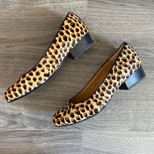 Sofft Belicia Leopard Print Calf Hair Leather heels - Size 6.5